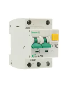 Disjoncteur différentiel Eaton Pkn6-6/2/c/003 6 A 2 pôles C 30 mA CA